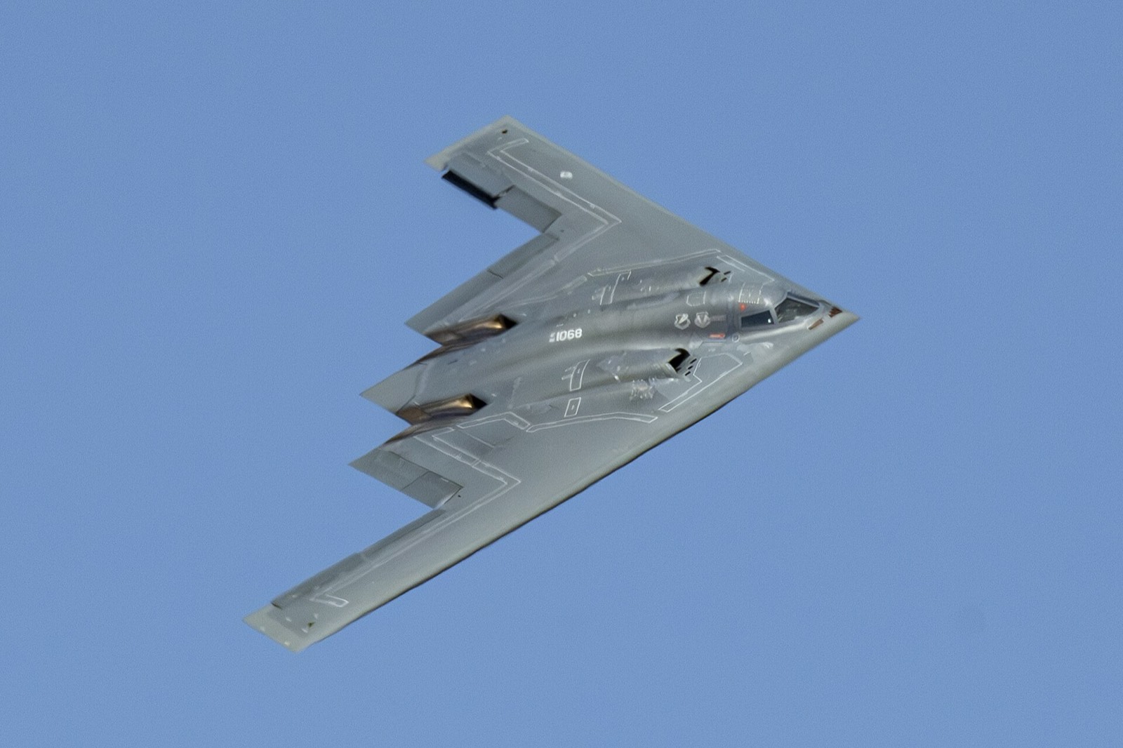 B-2 Spirit stealth bomber in flight
