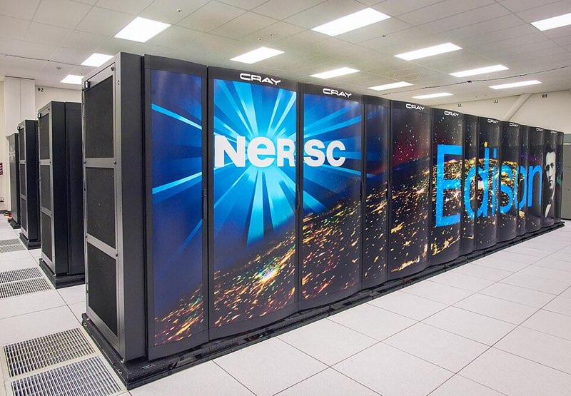 Supercomputer racks — computation at national-lab scale